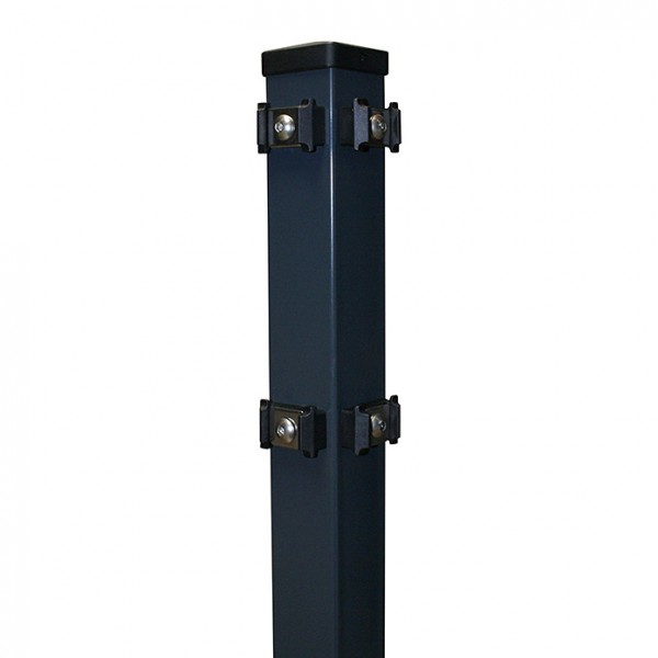 Eckpfosten mit Klemmhalter zum Einbetonieren 400mm Bohrbild